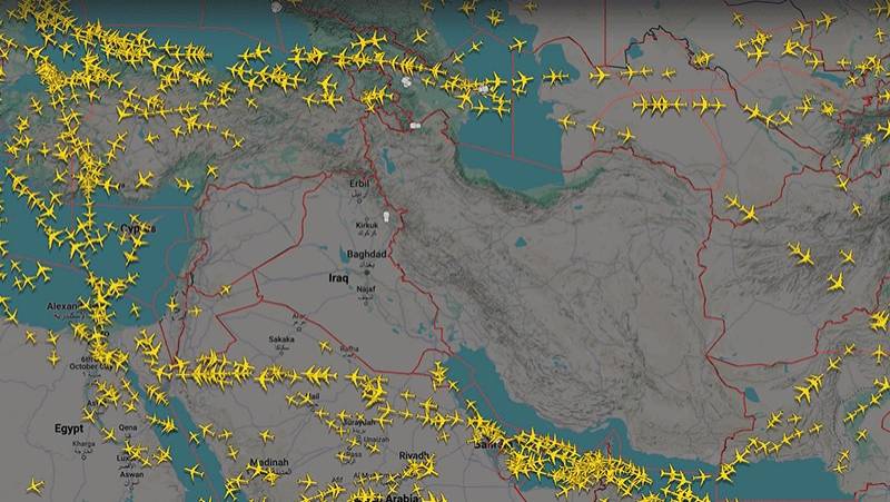 ایران-امریکا کشیدگی: مشرقِ وسطیٰ کیلئے فضائی سفر شدید متاثر