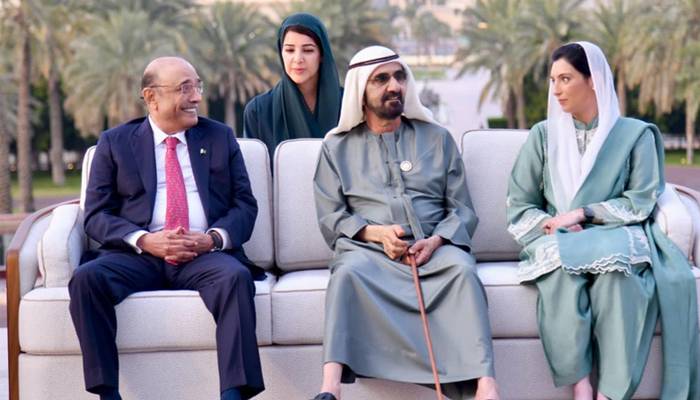 صدرمملکت کی اماراتی نائب صدر سے ملاقات،باہمی دلچسپی کےامور پرتبادلہ خیال