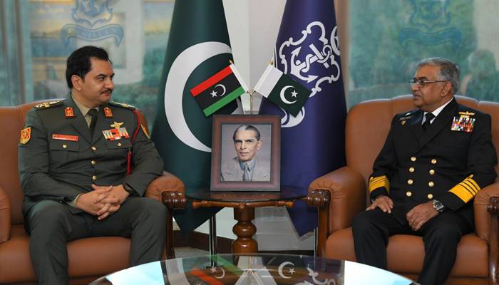 ​ لیبیا کے ڈپٹی کمانڈر اِن چیف کی نیول چیف ایڈمرل نوید اشرف سے ملاقات