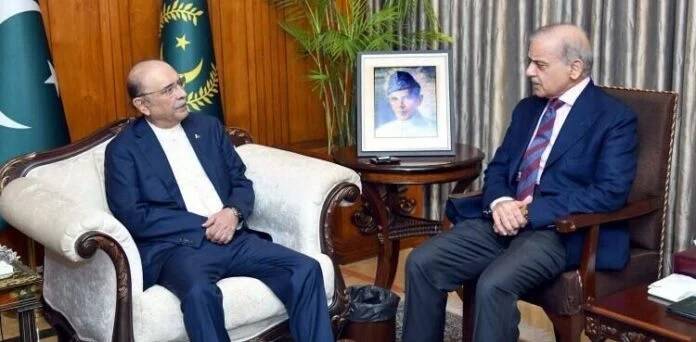 وزیراعظم کی صدر زرداری سے ملاقات ،غزہ پیس بورڈ کے اجلاس میں شرکت پر اعتماد میں لیا