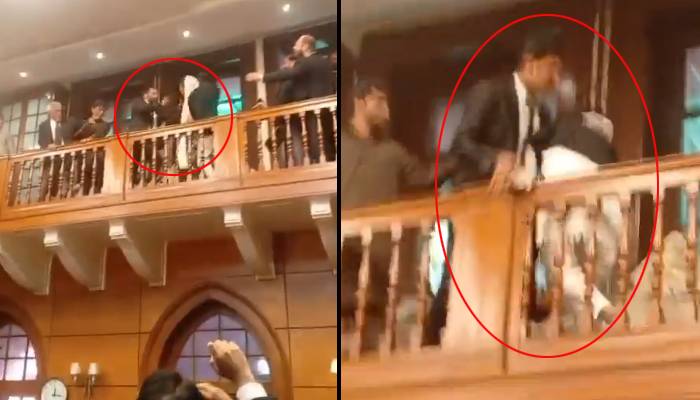 لاہورہائیکورٹ بارالیکشن تنازعہ: خاتون وکیل پرساتھی وکیل کا مبینہ تشدد، ویڈیو وائرل