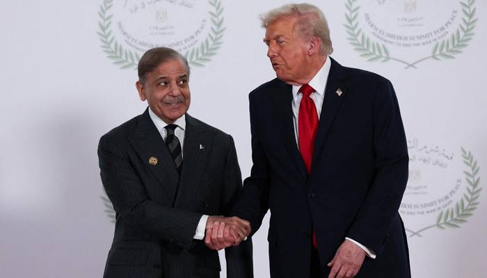 امریکی صدر ٹرمپ کی ایک مرتبہ پھر پاکستانی وزیراعظم شہبازشریف کی کھل کرتعریف
