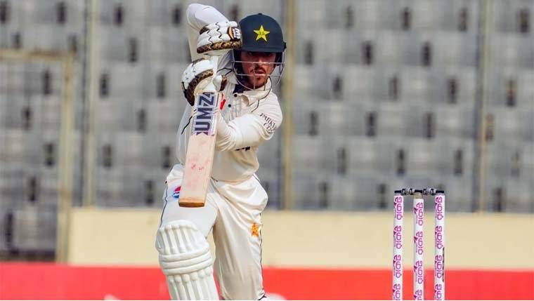 ڈھاکا ٹیسٹ کے دوسرے دن، پاکستان نے ایک وکٹ کے نقصان پر 179 رنز بنالیے
