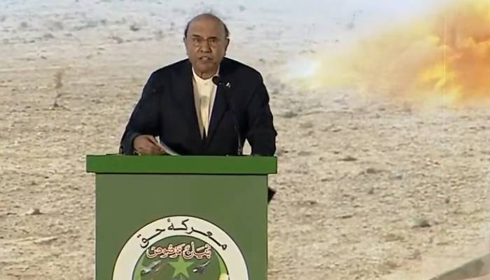 بھارتی جارحیت  پر  پاکستان کا  ردعمل سنہری  حروف سے لکھا جائے گا، صدر مملکت