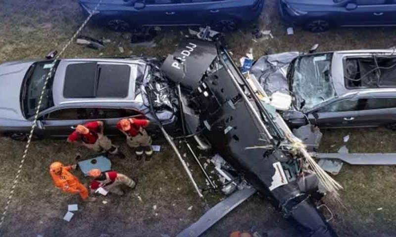 ہیلی کاپٹر حادثے میں مشہور امریکی گلوکار سمیت 6 افراد ہلاک