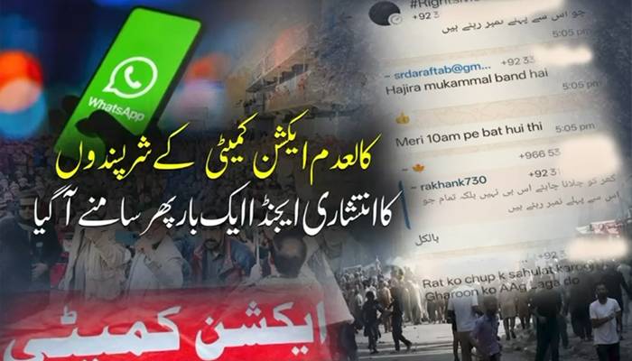 کالعدم ایکشن کمیٹی  کے شرپسندوں کا انتشاری ایجنڈا ایک بار پھر سامنے آگیا