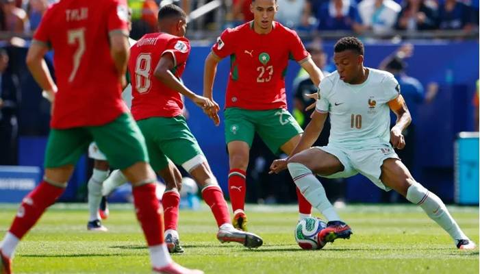 فیفا ورلڈ کپ 2026: فرانس نے مراکش کو 2-0 سے شکست دیکر سیمی فائنل میں جگہ بنا لی