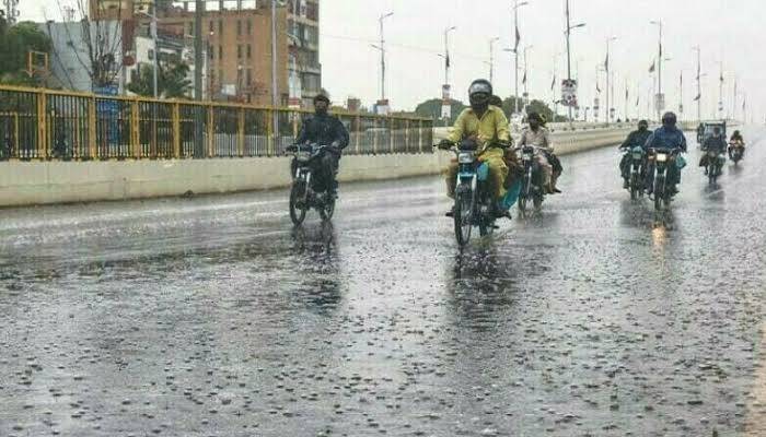 سندھ کے مختلف علاقوں میں بارشوں کی پیشگوئی