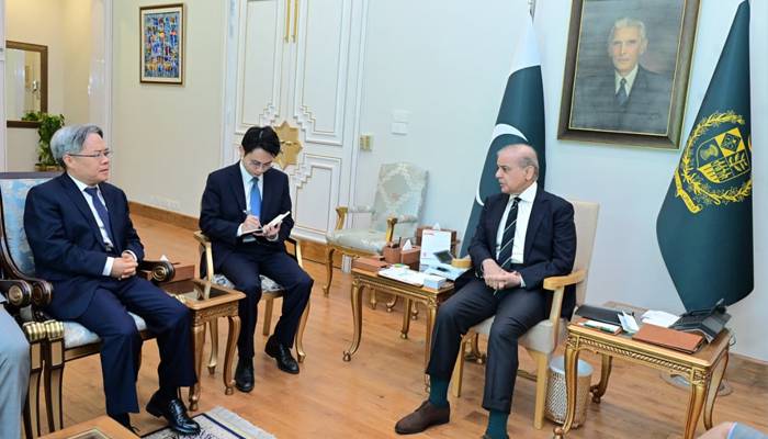 وزیر اعظم سےچینی سفیر کی ملاقات، مشرقِ وسطیٰ سمیت خطے کی مجموعی صورتحال پر تبادلہ خیال