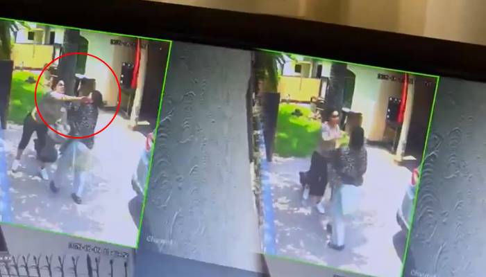 اداکارہ میرا کا مبینہ طور پر ملازمہ پر تشدد ، سی سی ٹی وی سامنے آگئی