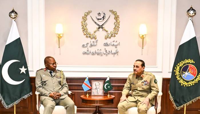 فیلڈ مارشل سےکانگو کے اعلیٰ سطح دفاعی وفد کی ملاقات،باہمی دلچسپی کے امور پر تبادلہ خیال