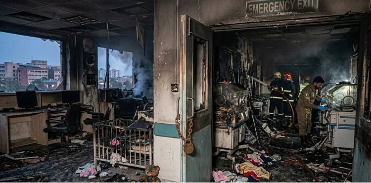 پمز اسپتال سانحہ: ریسکیو آپریشن میں رکاوٹ کس نے ڈالی؟ فائر بریگیڈ کی رپورٹ میں اہم انکشاف