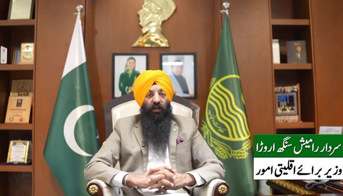 وزیر برائے اقلیتی امور سردار رمیش سنگھ کا نارووال میں مندر کو گرانے کیحوالے سے جھوٹی خبر پر اہم بیان