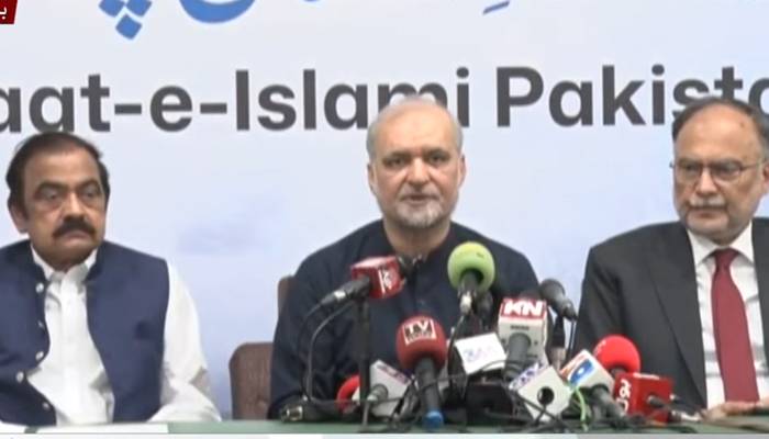 دھرنے بھی چلتے رہیں گے اور مذاکرات بھی ہونگے، حافظ نعیم الرحمان 