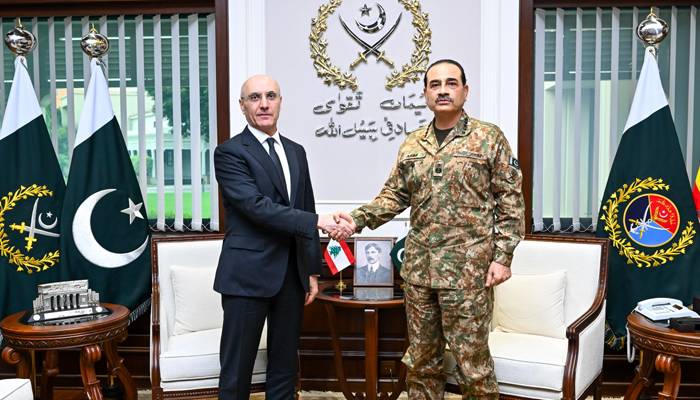 فیلڈ مارشل سید عاصم منیر سے لبنانی وزیر داخلہ کی ملاقات، باہمی دلچسپی کے امور پر تبادلہ خیال