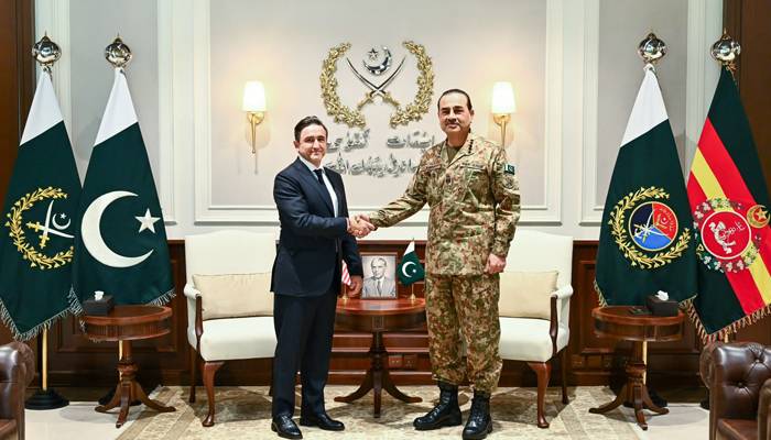 پاور یو ایس کے وفد کی فیلڈ مارشل سید عاصم منیر سے ملاقات، باہمی دلچسپی کے امور پر تبادلہ خیال