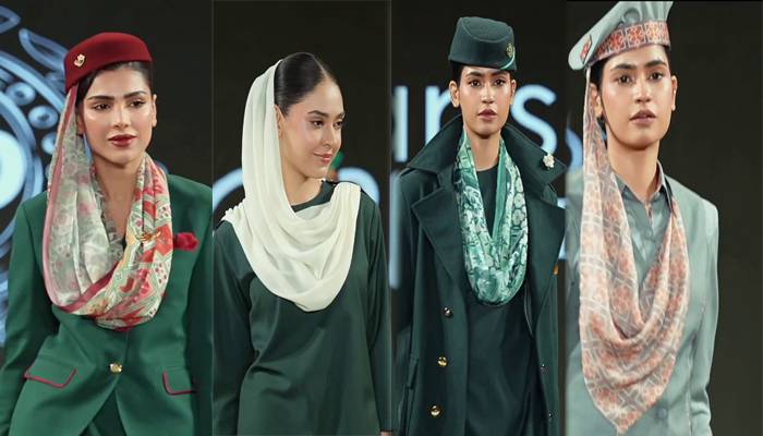 پی آئی اے کا نیا روپ:ایئر ہوسٹسز کے مجوزہ یونیفارمز کی تصاویر ، ویڈیو سوشل میڈیا پر وائرل