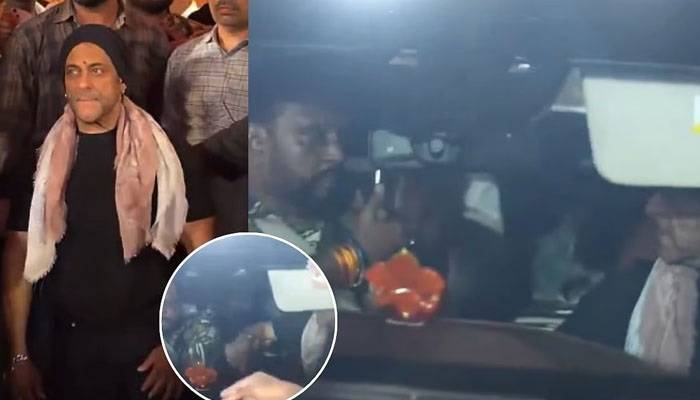 مداح کا پاؤں گاڑی تلے آنے پر سلمان خان ڈرائیور پر برہم 
