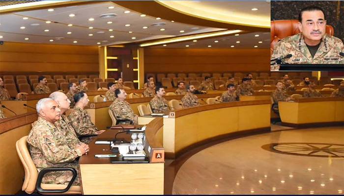 کور کمانڈر کانفرنس میں دہشتگردی ، انتشاری جھتے سازی پر بالکل واضح ، غیر مبہم پیغامات دیدیے گئے