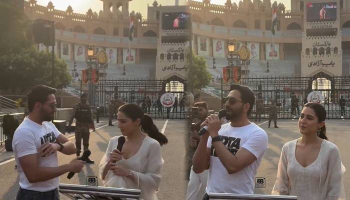 واہگہ بارڈر پر بالی وڈ کی ’پاکستان مخالف‘ فلم کی تشہیر، پاکستان سائیڈ سے اونچی آواز میں قوالی چلا دی گئی