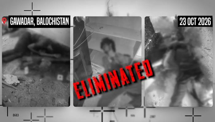گوادر: فتنہ الہندوستان کے دہشتگردوں کی دہشتگردی کی کوشش ناکام،خاتون سمیت 10 دہشتگرد ہلاک