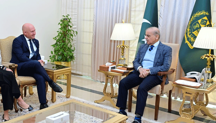 وزیر اعظم سے معروف سویڈش ٹیلی کمیونیکیشن کمپنی ایرکسن کے وفد کی ملاقات